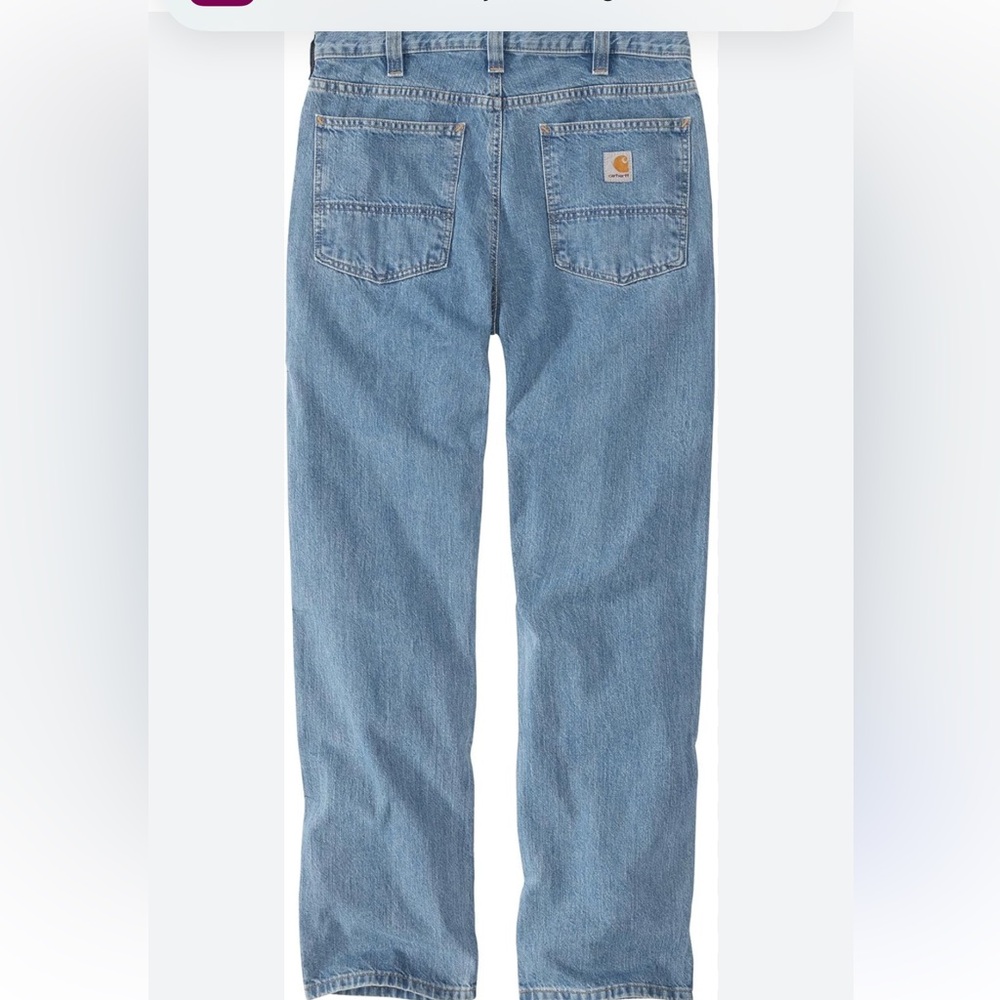 Carhartt Men's Light Blue Straight Jeans